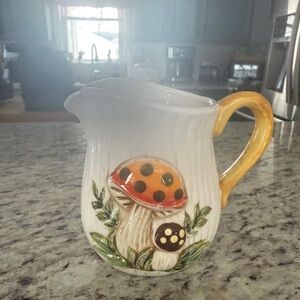 vintage Merry Mushroom creamer pitcher